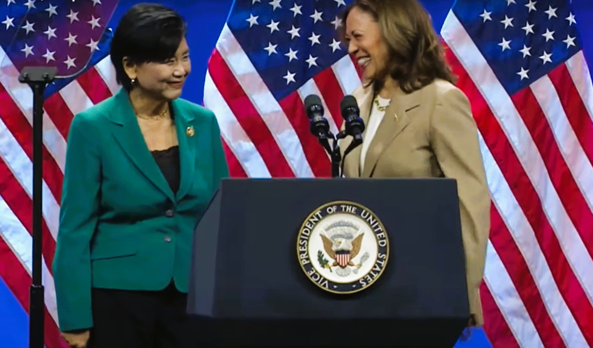 Kamala Harris and Judy Chu