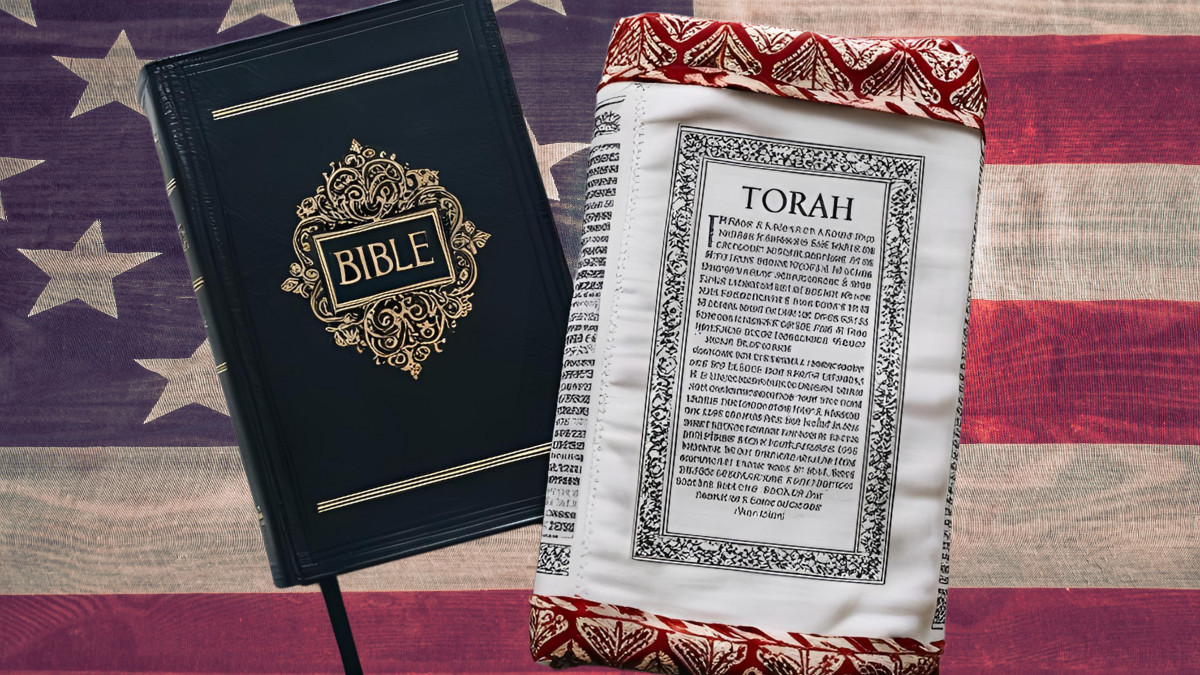 Bible Torah American flag